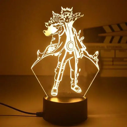 Naruto Anime Action Figures Night Light Manga Boruto Sasuke Itachi Akatsuki Acrylic Bedroom Lamp Children Sh Figuarts Gift Toys