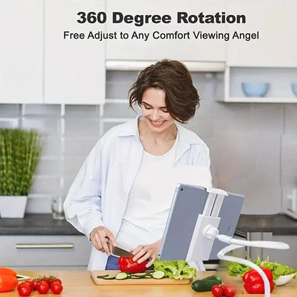 360 Clip Mobile Phone Holder Stand Portable Flexible Tablet Lazy Desk Bed Bracket Desktop Bed Mount Stand Base Support 7-11 inch