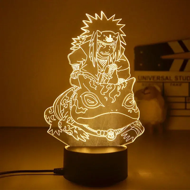 Naruto Anime Action Figures Night Light Manga Boruto Sasuke Itachi Akatsuki Acrylic Bedroom Lamp Children Sh Figuarts Gift Toys