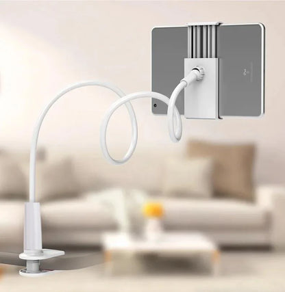 360 Clip Mobile Phone Holder Stand Portable Flexible Tablet Lazy Desk Bed Bracket Desktop Bed Mount Stand Base Support 7-11 inch